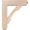 Ekena Millwork Olympic Craftsman Smooth Bracket w/ Offset Brace, Douglas Fir, 7 1/2"W x 28"D x 32"H BKT0806X28X32OLY04SDF - alternate 4
